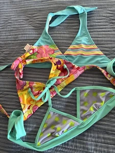 LOT of 3 Little Girl’s Bikini Tops - Picture 1 of 10