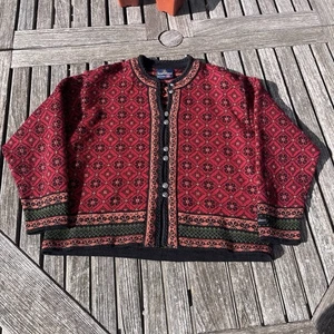 Skjaeveland of Norway Strickjacke Pullover 100% Schurwolle - Größe M - Bild 1 von 7