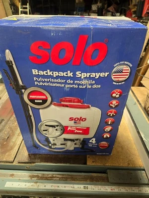 NUEVO Pulverizador de mochila Solo Inc 425-101 - Bomba de líquido de grado profesional de 4 galones Foto 1 de 2