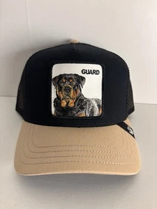 Goorin Bros Farm Animal Trucker Baseball Snapback Hat Cap The Guard Dog Black - Picture 1 of 4