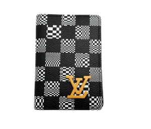 Authentisch Louis Vuitton verzerrt Damier Tasche Organizer schwarz M80170 Virgil Abloh - Bild 1 von 6