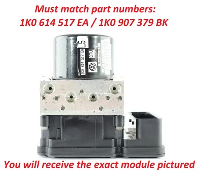 13 - 14 Volkswagen Passat ABS bomba controlador de freio antibloqueio 1K0 614 517 EA - Imagem 1 de 4