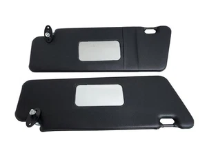Sunvisors Set Pair For Mercedes W124 / W201 1984-1995 2 pcs Left Right Black - Picture 1 of 2