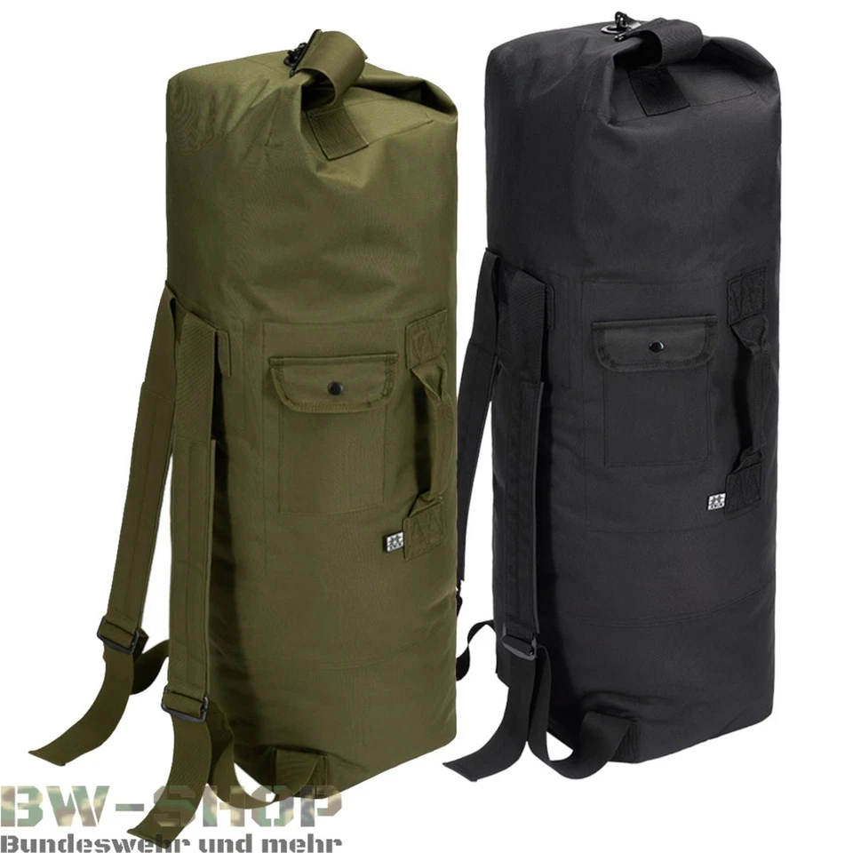 BWuM US SEESACK 80L MIT DOPPELGURTE BW TRANSPORTTASCHE ARMY TASCHE DUFFLE BAG - Bild 1 von 1