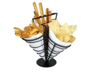 4 Winco WBKH-10 Draht Pommes Frites Bagger Schaufel Griff Restaurant Küche Werkzeug - Bild 1 von 6