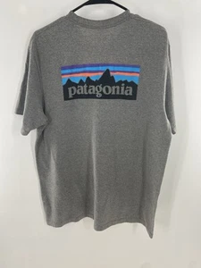 Camiseta Patagonia Para Hombres Grande Gris Responsibili-Tee Bolsillo Frontal - Imagen 1 de 4