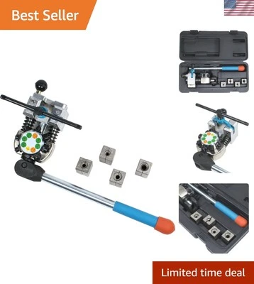 Durable TGR Brake Tubing Flare Tool - Includes Dies for 3/16" to 3/8" Tubes - Image 1 of 4