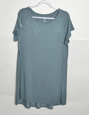 Dagsmejan Night Dress Large Nattwell Balance Teal Nightgown Sleepshirt NWT - Image 1 of 4