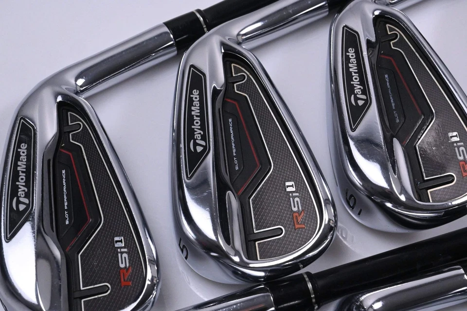 Taylormade RSi1 Irons / 4-PW+AW / Regular Flex Taylormade REAX 65 Shafts - Image 1 of 4
