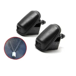 Nozzles Front Windscreen 2 Pcs 2Pcs/set Replacement ABS Plastic Washer - Picture 1 of 12