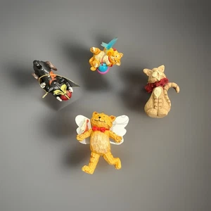 Menge 4 skurrile Katzen Ornamente - Bild 1 von 5