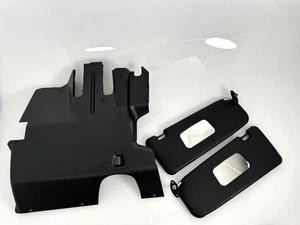 RHD Under Dash Cover Steering Cover Trim and Sunvisor Set For BMW E30 M3 83-91 - Picture 1 of 9