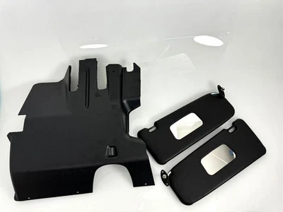 RHD Under Dash Cover Steering Cover Trim and Sunvisor Set For BMW E30 M3 83-91 - Image 1 of 4