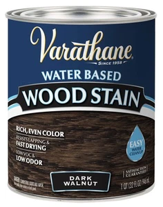 381119 Water Based Wood Stain, Quart, Dark Walnut - Picture 1 of 3