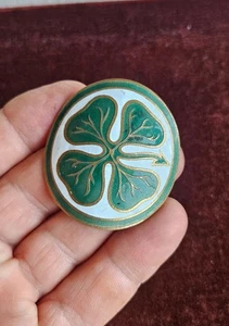 VINTAGE EMAILLE AUTO AUTO KÜHLER EMBLEM / ABZEICHEN # BRASIER PARIS FRANKREICH - Bild 1 von 5