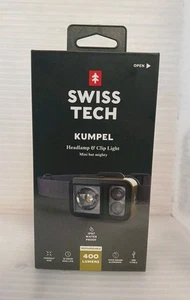 Swiss Tech Wendung Rechargable 400 Lumens LED Headlamp, IPX4 Weatherproof NEW - Picture 1 of 2