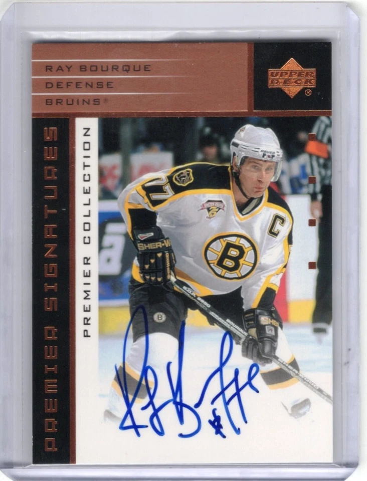 02-03 UPPER DECK PREMIER SIGNATURES AUTO RAY BOURQUE - Image 1 of 1
