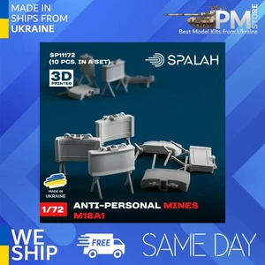 Spalah 11172 1/72 Set of scale models "Anti-personnel mines М18А1", (10 pcs.) - Picture 1 of 2