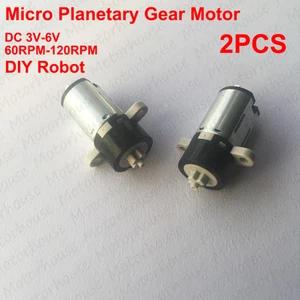 2PCS DC 3V 5V 6V 120RPM Micro 8MM*10MM Planetary Gearbox Gear DC Motor DIY Robot - Picture 1 of 4