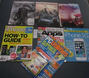 LOT x 7 Mixed Computer & Gaming Tech Mags most VG+ Vintage - Picture 1 of 1