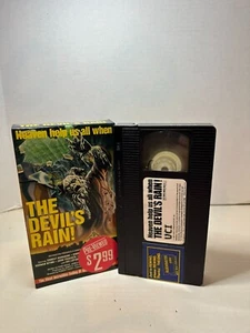 The Devil's Rain! (VHS, 1990) Ernest Borgnine, Eddie Albert, William Shatner - Picture 1 of 2