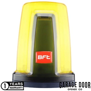 BFT Radius LED Flashing Light BT A R1 Yellow Genuine Gate Safety Warning Lamp - Picture 1 of 11