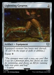 MTG - LIGHTNING GREAVES - Lord of the Rings Co (U) - Picture 1 of 1