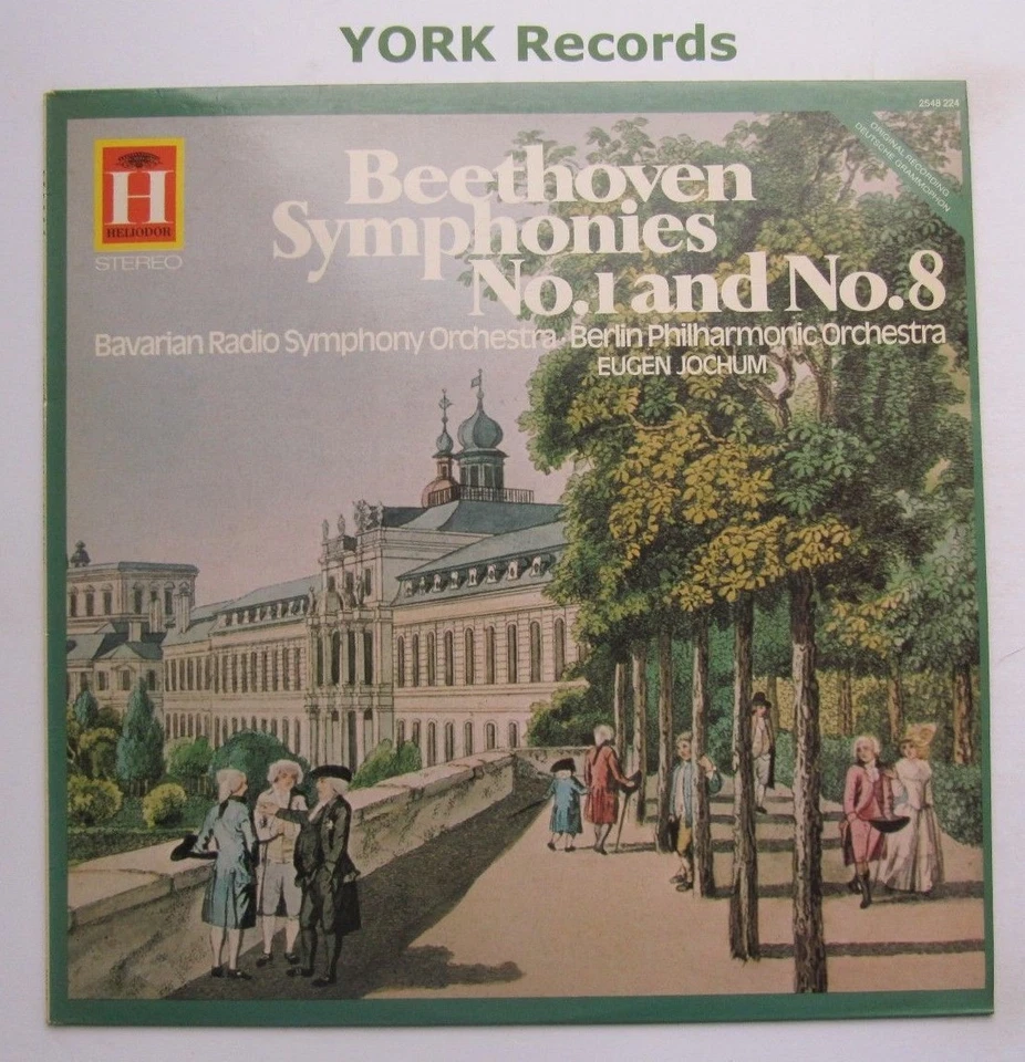 2548 224 - BEETHOVEN - Symphonies No 1 & 8 JOCHUM Berlin PHil O - Ex LP Record - Image 1 of 1
