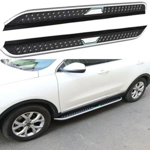 Fits for SsangYong Rexton 2017-2024 Fixed Running Board Nerf Bar Side Step pedal - Picture 1 of 11