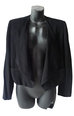 复古 SONIA RYKIEL 黑色西装外套 — 第 1/4 张图片