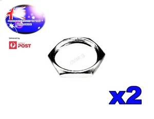 From OZ Quality 2PC Threaded Nut BIG Suit 1/4 6.35mm Jack Screw Stereo Socket FP - Bild 1 von 6