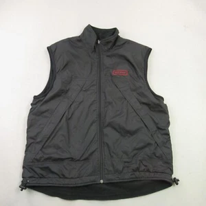 Polo Sport Vest Mens Large Full Zip Sleeveless Outdoor Lightweight Black - Picture 1 of 10