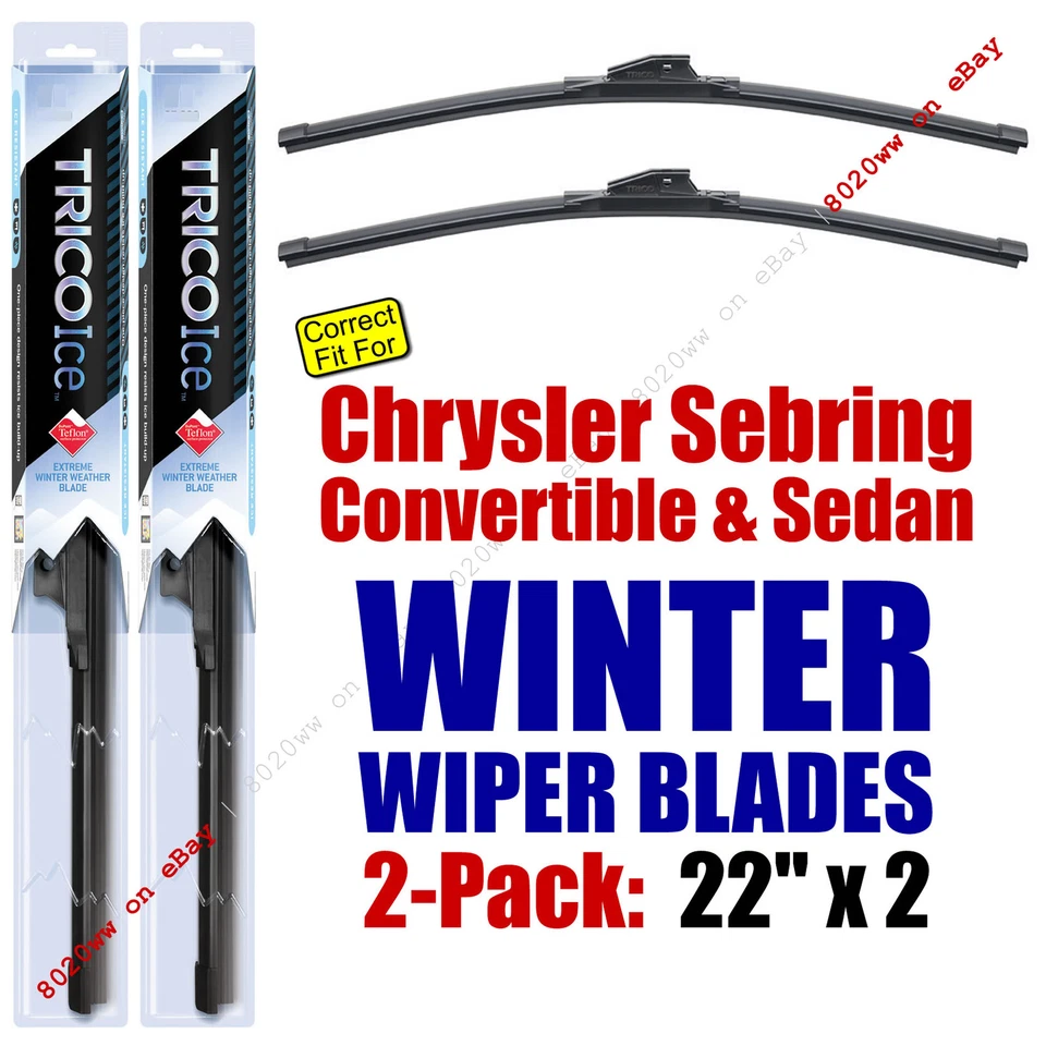 ЗИМНИЕ дворники 2 шт супер-премиум подходят 2001-2005 Chrysler Sebring - 35220x2 - Изображение 1 из 1