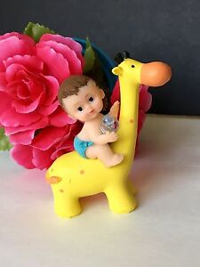 1PC Baby Shower Giraffe Cake Topper Decorations Animals Safari Figurines  Jungle