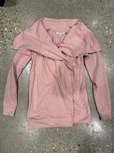 All Saints Delia Sweat Sweatshirt Strickjacke Oberteil Gr. XS verwaschenes Rosa - Bild 1 von 5