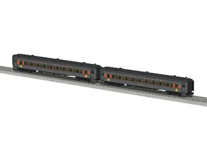 LIONEL 2227120 LONG ISLAND RAILROAD 72' PASSENGER COACH 2-PACK #1 flic lighting - Picture 1 of 1