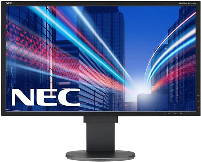 NEC MultiSync EA243WM-BK 24 Zoll Monitor WUXGA 1920x1200 DP HDMI VGA DVI USB - Bild 1 von 2