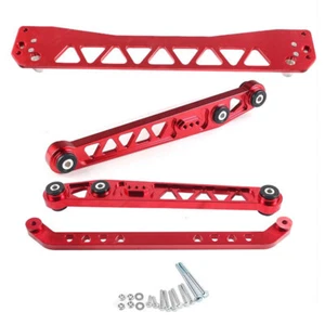 Rear Lower Control Arms Subframe Brace Tie Bar for EK 96-00 Alumnium - Picture 1 of 12