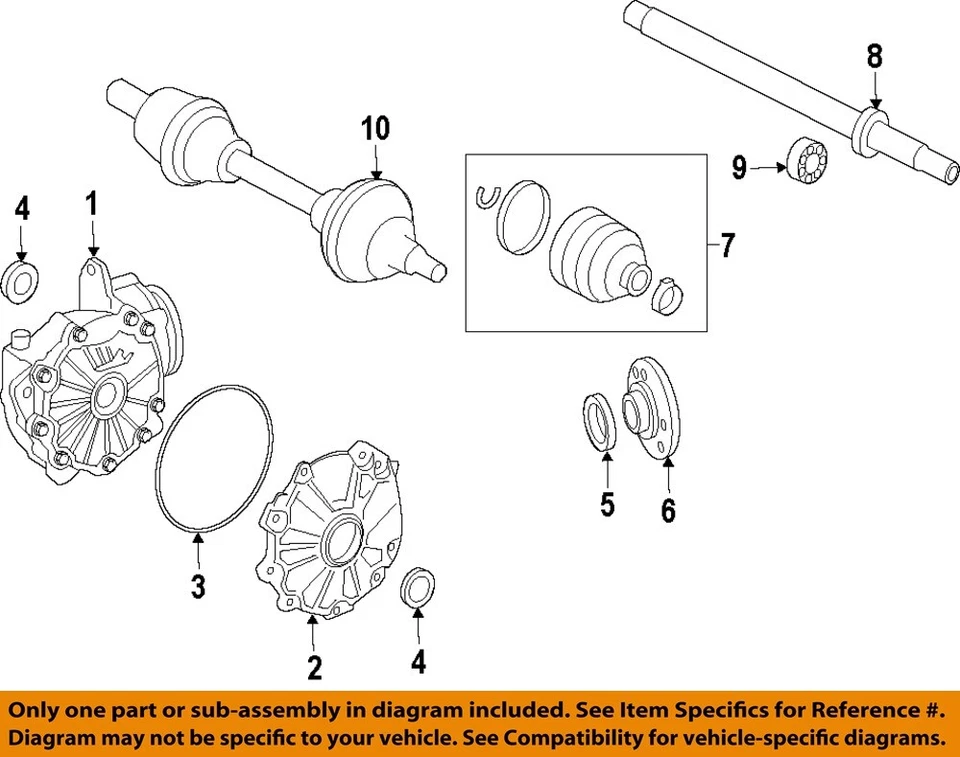 Conjunto de ejes delanteros MERCEDES OEM 10-18 CLS400 212330580164 Foto 1 de 1