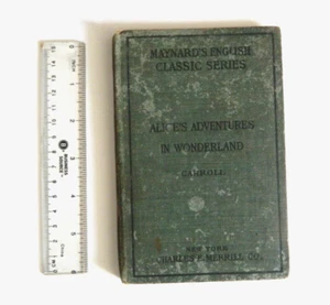 1895, ALICE'S ADVENTURES IN WONDERLAND, by LEWIS CARROLL, JOHN TENNIEL, MERRILL - Imagen 1 de 6