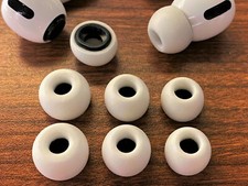 6pc Memory Foam Replacement Ear Tips Buds For Apple Airpods Pro Headphones White
