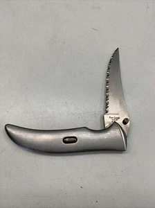 Vintage Frost Cutlery Knife / Stainless / Button Release - Picture 1 of 8