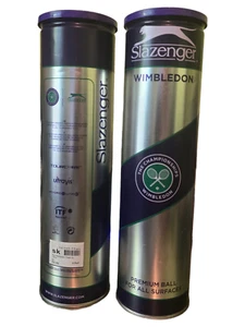 Juego de 2 pelotas de tenis premium Slazenger Wimbledon Championship para todas las superficies - Imagen 1 de 2