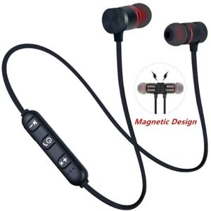 Wireless Bluetooth Earphones Sport Gym Headphones Earbuds Headset with MIC Bass