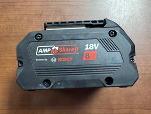 Bosch Core 18V 8.0ah Li-Ion Battery, Profactor Recommended, GBA18V80 - NEW, OPEN - Picture 1 of 5