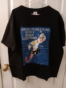 Camiseta Andrew Lloyd Webber Rendición a la Música de la Noche (XL) Excelente - Imagen 1 de 6