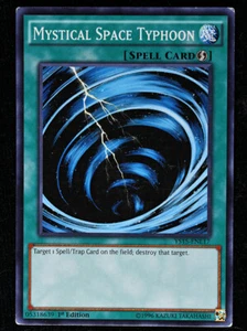 Yu-Gi-Oh! TCG -Dark Legion- Mystical Space Typhoon YS15-ENL17 -Common- Reg LP/NM - Picture 1 of 2
