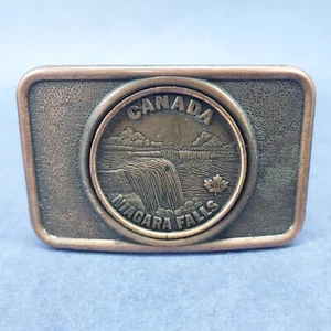 Cintura Vintage Niagra Falls Canada π¨π¦ Fibbia Canadese - Foto 1 di 4