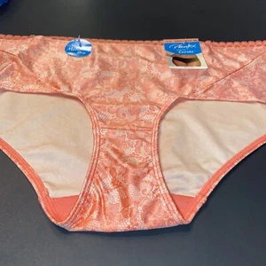 NEW! Playtex Coral Peach lace design hipster panty lace trim / Size 3XL - Picture 1 of 4