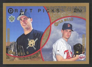 1999 Topps J.M. Gold Ryan Mills Rookie #218 Brewers Twins